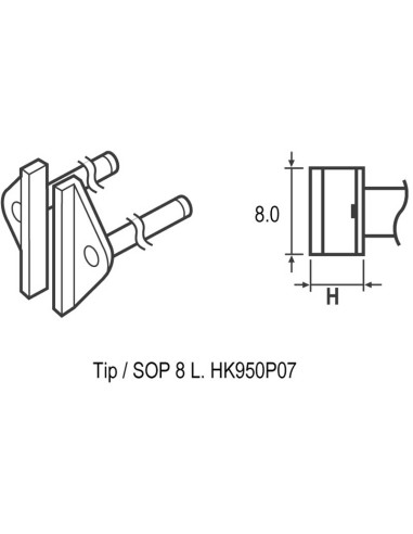 PUNTA TIP / SOP 8L HK950P07