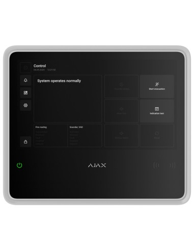 WIRELESS FIRE ALARM SYSTEM  - TOUCH SCREEN 10.1" - EUROPEAN PCI SYSTEMS REGULATIONS  - BATTERY AJ-EN54-INTERNALBATTERY (NOT INC