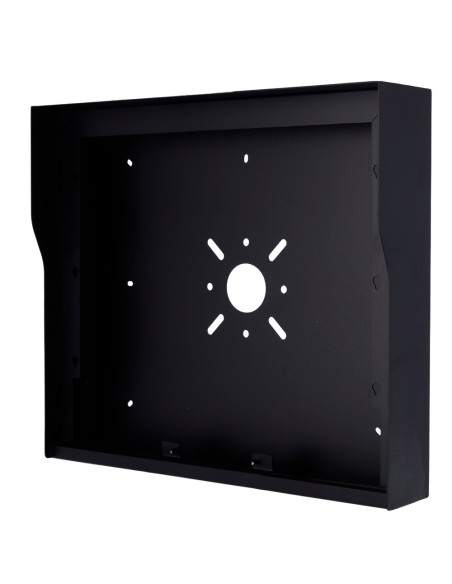 SOPORTE PARA VIDEOPORTERO CON VISERA - ESPECÍFICO PARA AKUVOX AK-X916S-L - MEDIDAS: 347 (AL) X 390 (AN) X 89 (FO) MM - FABRICADO