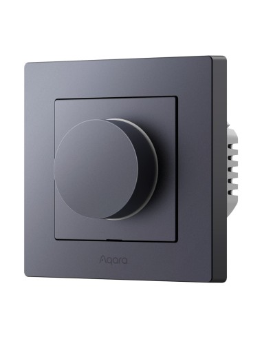 AQARA DIMMER SWITCH H2 EU GRIS - ZIGBEE 3.0 / THREAD - REQUIERE AQARA HUB - CON O SIN NEUTRO - COMPATIBLE CON CAJAS DE PARED RED
