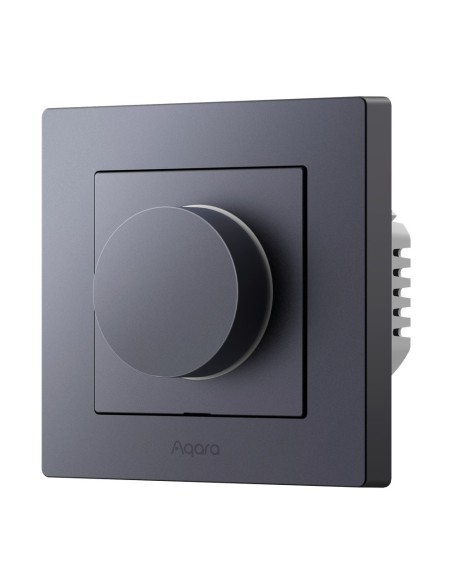 AQARA DIMMER SWITCH H2 EU GRIS - ZIGBEE 3.0 / THREAD - REQUIERE AQARA HUB - CON O SIN NEUTRO - COMPATIBLE CON CAJAS DE PARED RED