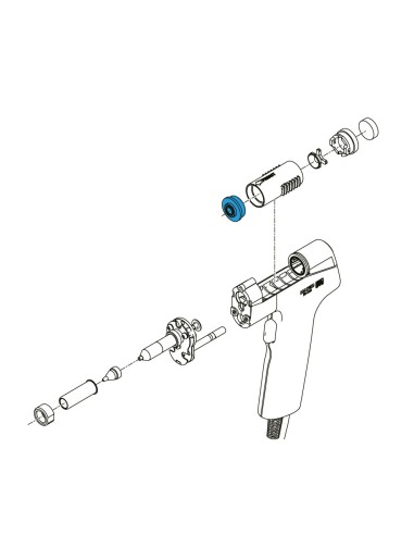 TOPE FRONTAL FLTRO PISTOLA DESOLDADORA HKFR4101, HKFR300 HKA5030