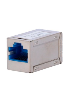 CONECTOR - EMPALME PARA CABLES UTP CAT 6A - CONECTOR ENTRADA RJ45 - CONECTOR SALIDA RJ45 - COMPATIBLE UTP CATEGORÍA 6A Y ANTERIO