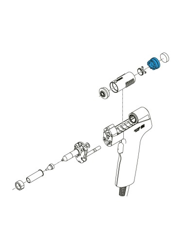 ALOJAMIENTO FILTRO PAPEL PISTOLA DE-SOLDADORA HKFR4101 HKA5031