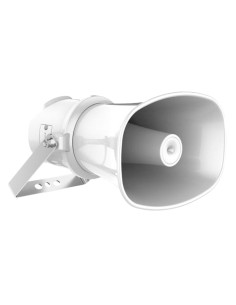 HIKVISION ALTAVOZ IP UNIDIRECCIONAL - POTENCIA 25W, SENSIBILIDAD 110DB | IMPEDANCIA 8O - MICRÓFONO INTEGRADO - ONVIF | RJ45 10/1