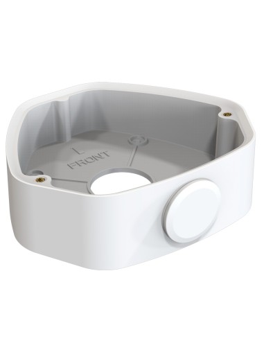 CAJA DE CONEXIONES MILESIGHT - PARA CÁMARA MINI DOMO ANTIVANDÁLICA - INSTALACIÓN EN TECHO O PARED - PASADOR DE CABLES BASE - 121