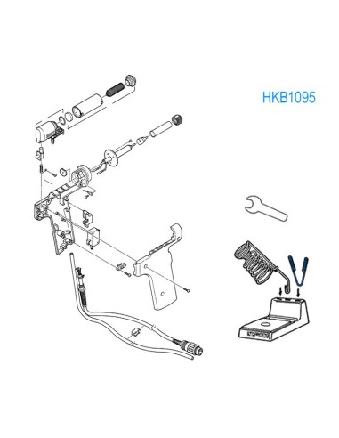 SOPORTE PINES LIMPIEZA PARA HK809. HKB10