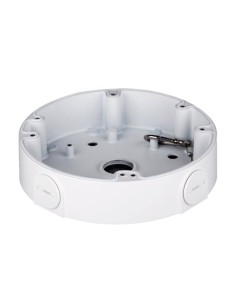 JUNCTION BOX - FOR DOME CAMERAS - SUITABLE FOR OUTDOOR USE - WALL OR CEILING INSTALLATION - WHITE COLOUR - CABLE PASS