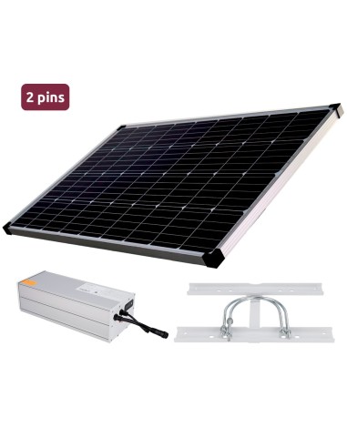 SISTEMA DE ALIMENTACIÓN AUTÓNOMA PARA CCTV - PANEL SOLAR DE 200W - BATERÍA LITIO LIFEPO4 1280WH (100AH) - REGULADOR MPPT INTEGRA