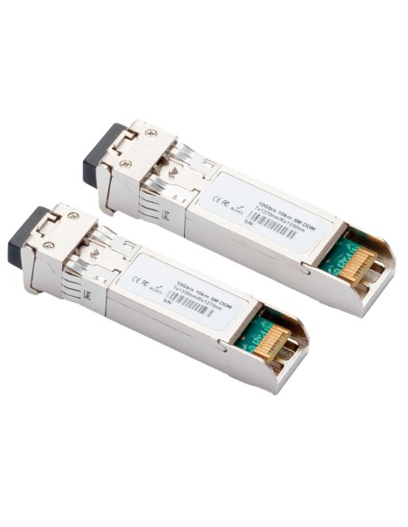 PAREJA DE MÓDULOS TRANSCEPTORES SFP - TX 1330/1270 NM RX 1270/1330 NM - FIBRA MONOMODO - CONECTOR LC SIMPLEX - BIDI - MÁXIMO 10