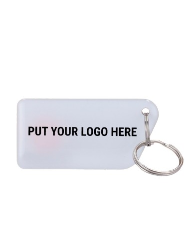 LLAVERO TAG DE PROXIMIDAD PERSONALIZABLE - EM 125 KHZ PASIVO | 1000 UNIDADES - NÚMERO ID Y LOGO PERSONALIZADO IMPRESOS - LOGO PE