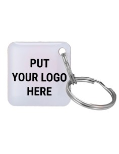 LLAVERO TAG DE PROXIMIDAD PERSONALIZABLE - EM 125 KHZ PASIVO | 100 UNIDADES - NÚMERO ID Y LOGO PERSONALIZADO IMPRESOS - LOGO PER