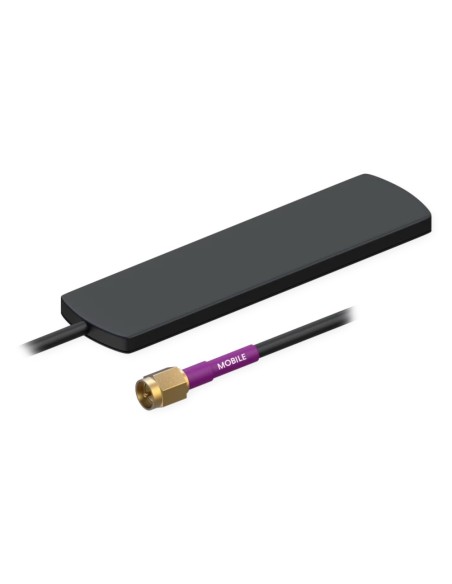 TELTONIKA - ANTENA 4G ADESIVA - FRECUENCIA 824-960 Y 1710-2170MHZ - CONECTOR SMA MACHO - IMPEDANCIA 50 OHMIOS - CABLE RG174 3 ME