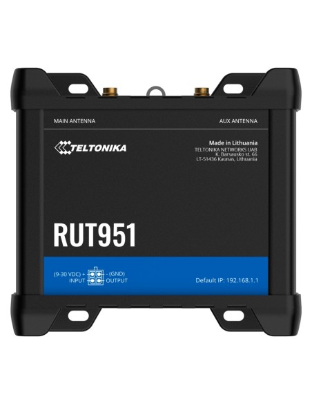 TELTONIKA ROUTER 4G INDUSTRIAL - 4 PUERTOS ETHERNET RJ45 FAST ETHERNET - 4 PUERTOS POE 802.3AF/AT MÁXIMO 90W - DUAL SIM 4G (LTE)