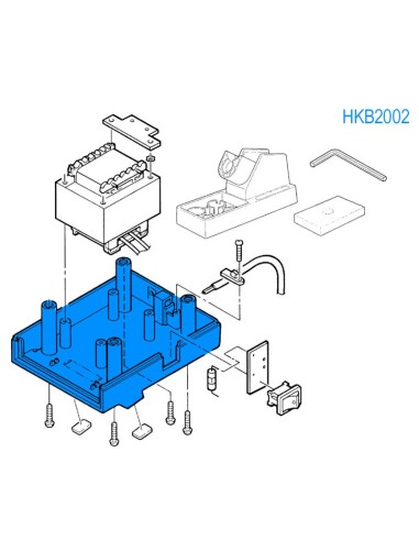 CARCASA INFERIOR PARA HK937ESD. HKB2002