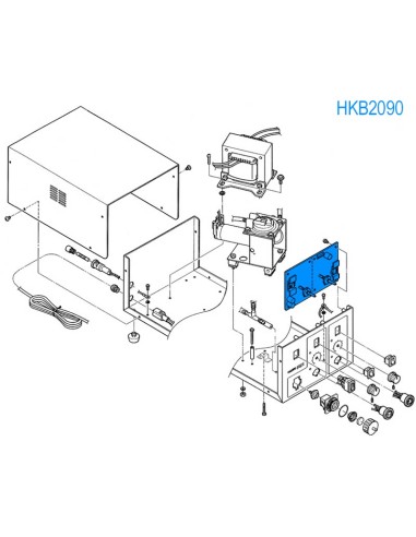 PLACA BASE DESOLDADOR PARA HK701. HKB209