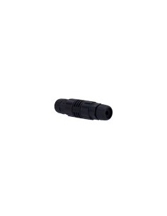 INDUSTRIELLE SCHNELLKUPPLUNGEN - EINGANGSANSCHLUSS RJ45  - AUSGANGSSTECKER RJ45 - UTP CAT 6 KOMPATIBEL - IP68 - FARBE SCHWARZ 2