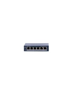 HIKVISION GIGABIT POE SWITCH GESTIONABLE - 4 PUERTOS POE 802.3AF/AT + 2 UPLINK RJ45 - 4 RJ45 10/100/1000 MBPS + 2 RJ45 10/100/10 2