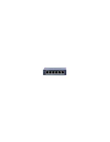 HIKVISION GIGABIT POE SWITCH GESTIONABLE - 4 PUERTOS POE 802.3AF/AT + 2 UPLINK RJ45 - 4 RJ45 10/100/1000 MBPS + 2 RJ45 10/100/10