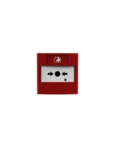 MANUAL ALARM BUTTON VIA RADIO  - AMPLITUDE/FREQUENCY WITH AUTOMATIC OPTIMIZATION - RESETTABLE ELEMENT - DEVICE ACTIVATED" WARNI 2