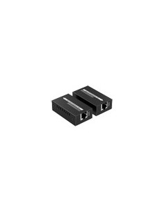 EXTENSOR DE SINAL HDMI - ALCANCE 60 M - RESOLUÇÃO 4K - PERMITE LIGAÇÕES 1:1 - POC - CABO DE ALIMENTAÇÃO ELÉCTRICA 2