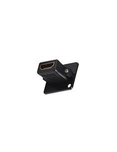 CONECTOR - CABLE HDMI MACHO A CABLE HDMI MACHO - DOS CONECTORES HDMI HEMBRA - MONTAJE ENCASTRADO 2