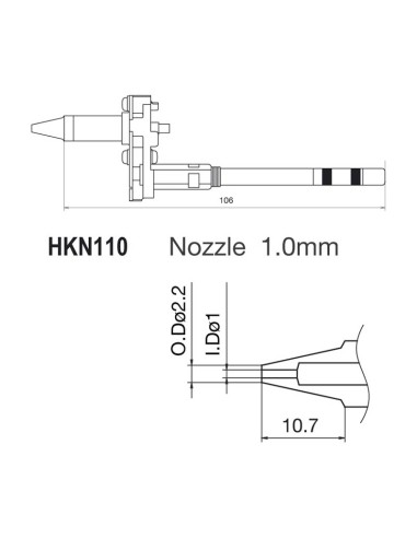 PUNTA PARA SOLDADOR HKFM2024 HKN110