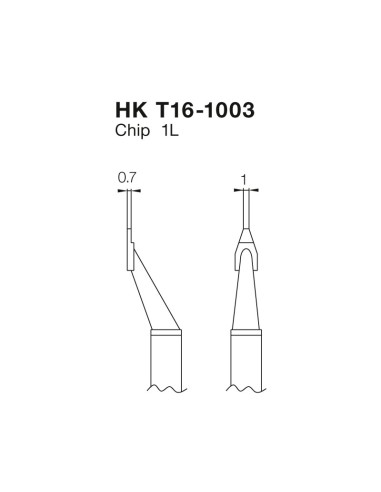 PUNTA PARA PINZA FM2022, CHIP 1L HKT1610