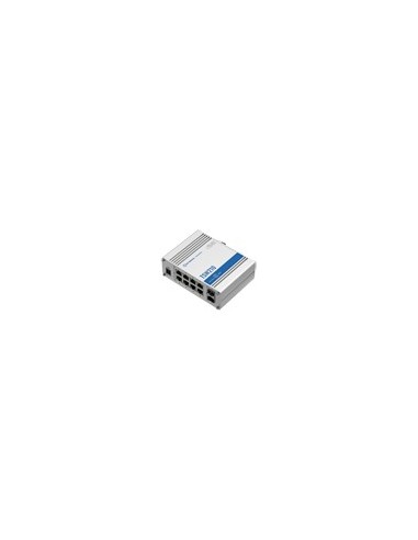 TELTONIKA SWITCH NO GESTIONABLE INDUSTRIAL - 8 PUERTOS ETHERNET RJ45 GIGABIT +2 SFP GIGABIT - RUGERIZADO CARCASA ALUMINIO - PLUG