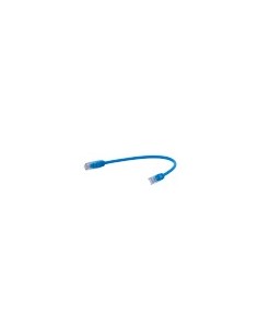 CABLE UTP - ETHERNET - CONECTORES RJ45 - CATEGORÍA 6 - 0,3 M - COLOR AZUL 2