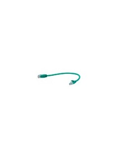 CABLE UTP - ETHERNET - CONECTORES RJ45 - CATEGORÍA 6 - 0,3 M - COLOR VERDE 2