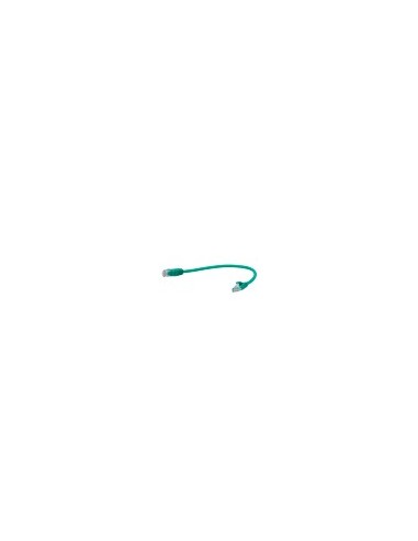 CABLE UTP - ETHERNET - CONECTORES RJ45 - CATEGORÍA 6 - 0,3 M - COLOR VERDE