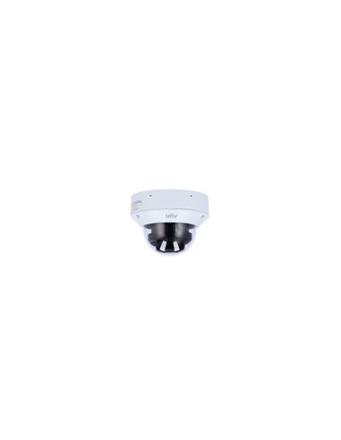 CÁMARA DOMO IP UNIVIEW - GAMA PRO - 8 MP | LENTE 2.8 ~ 12 MM | MICROSD 512 GB - IR 40 M | WDR 140 DB | 60 FPS - WISE-ISP | CONTE